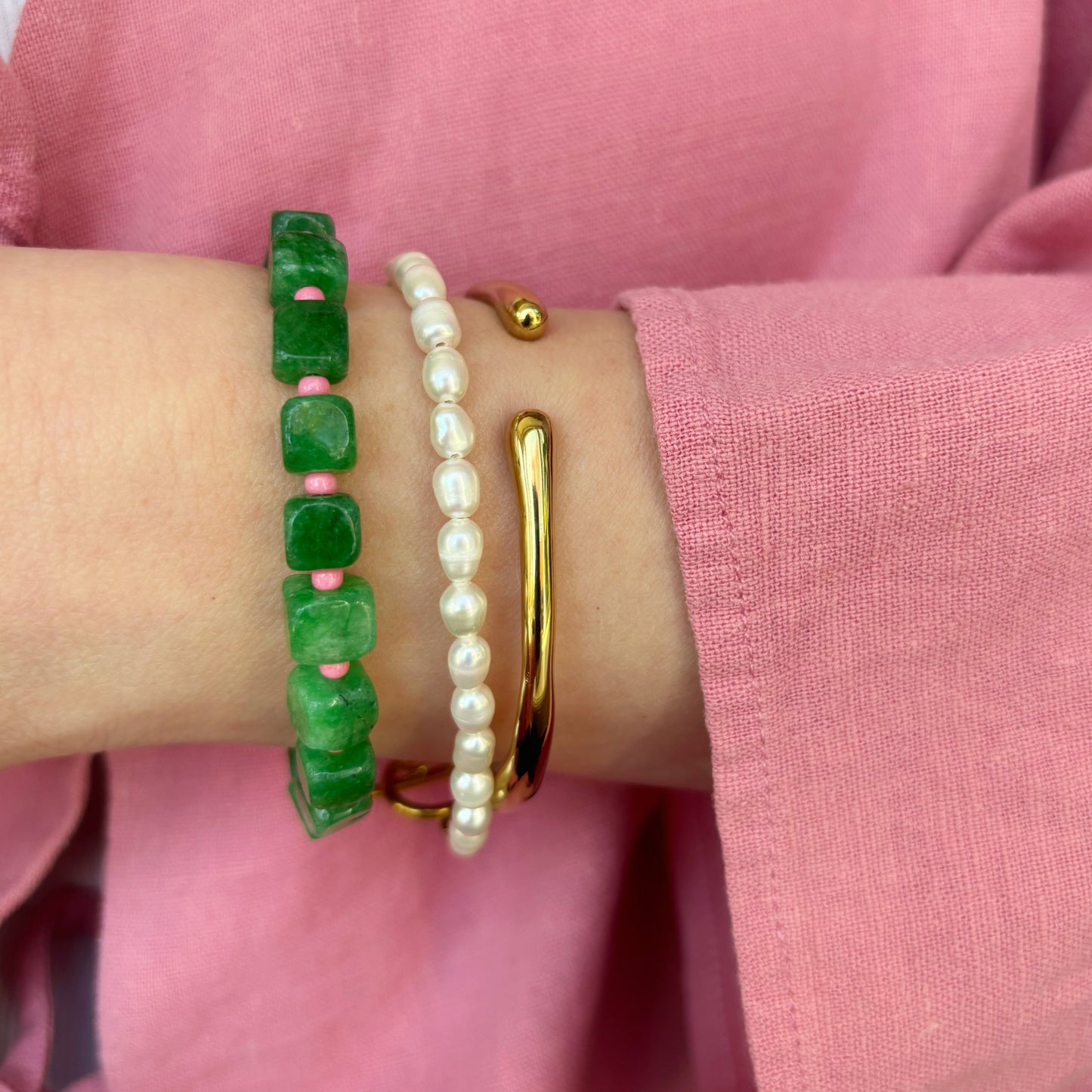 Carmy armband groen