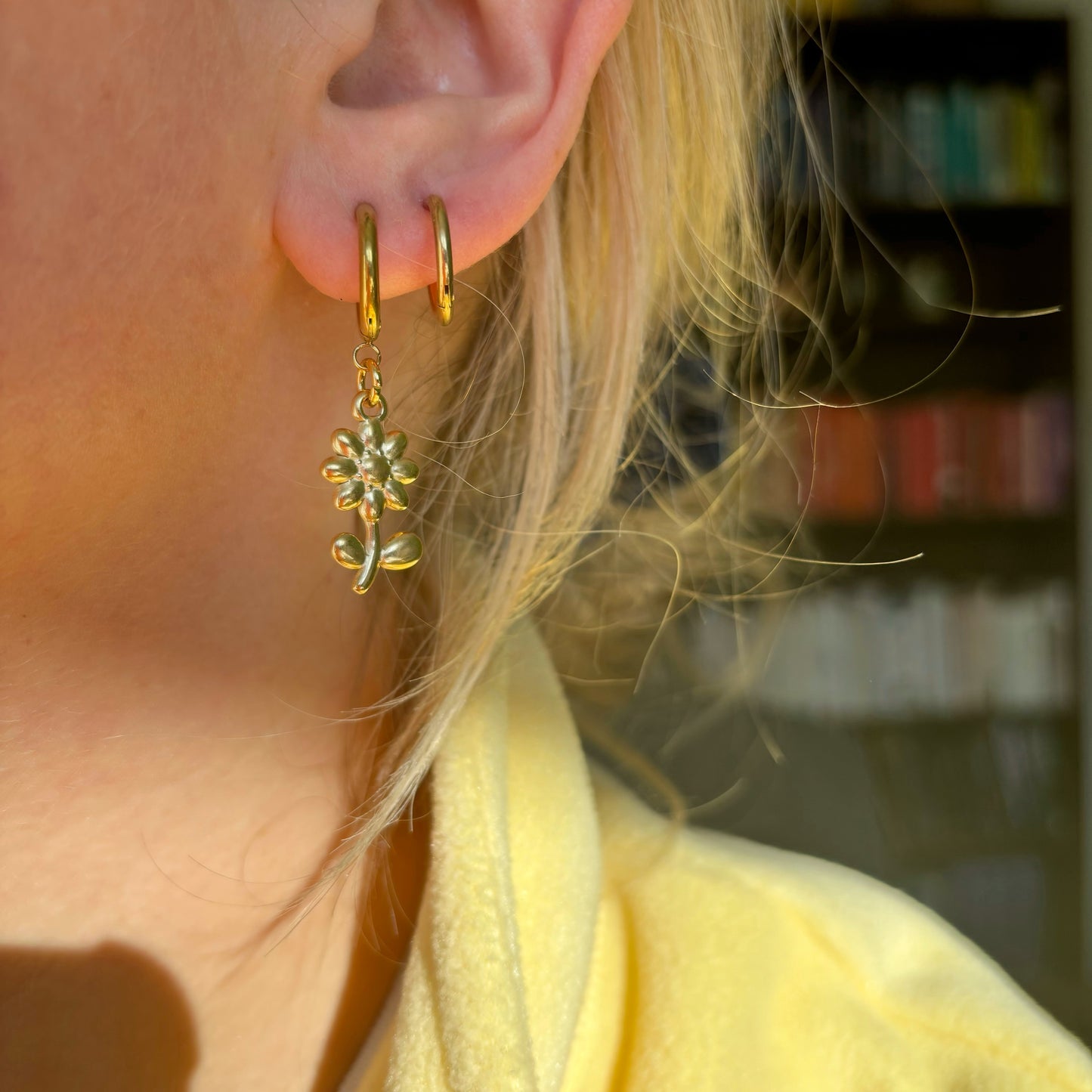 Jardin oorbellen goud