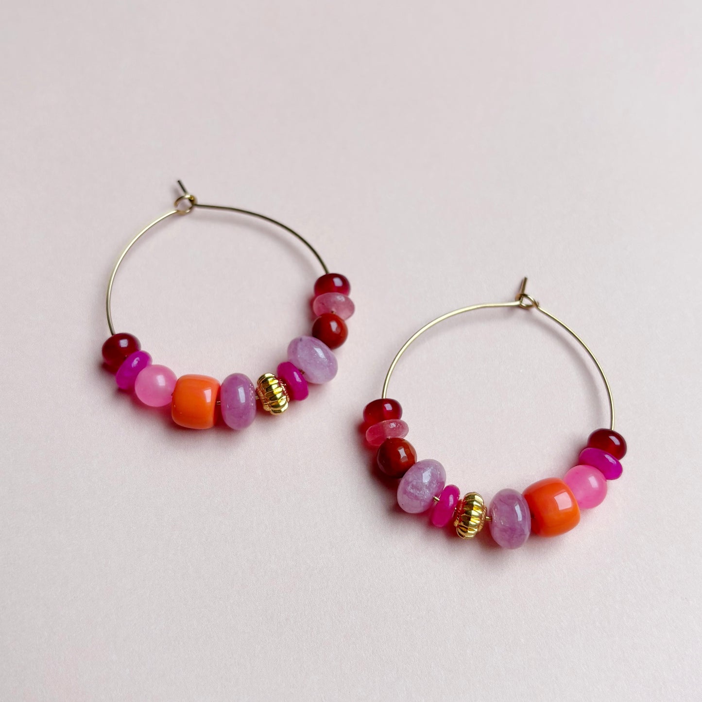 Pink pony hoops