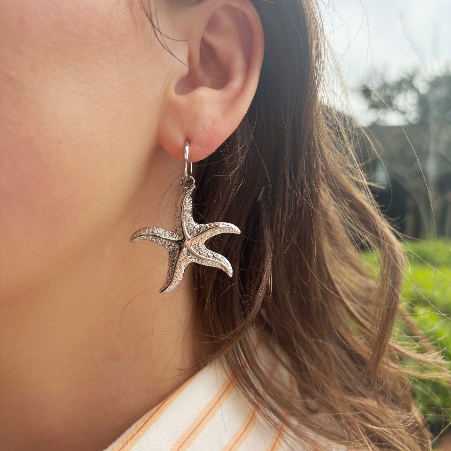 Starfish oorbellen