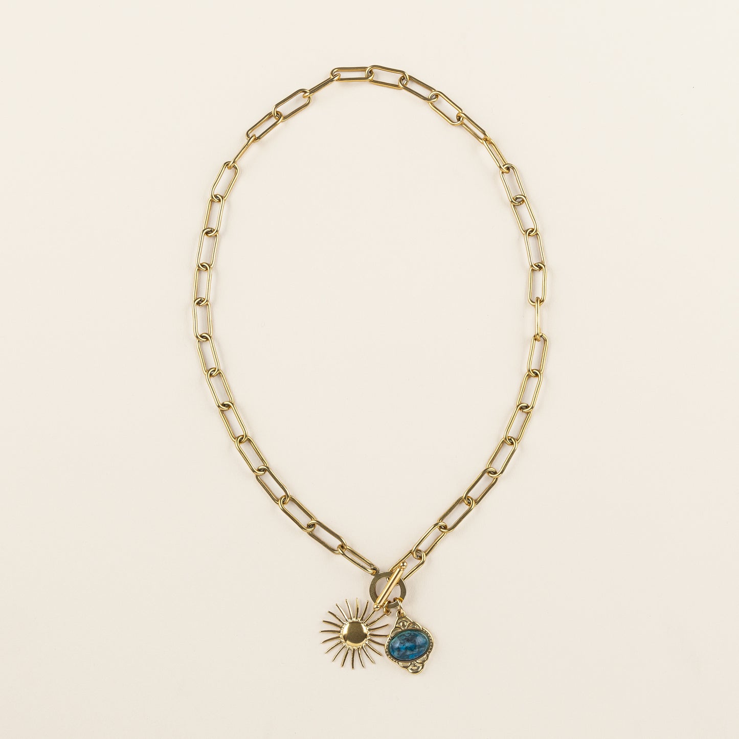 Skylar ketting blauw