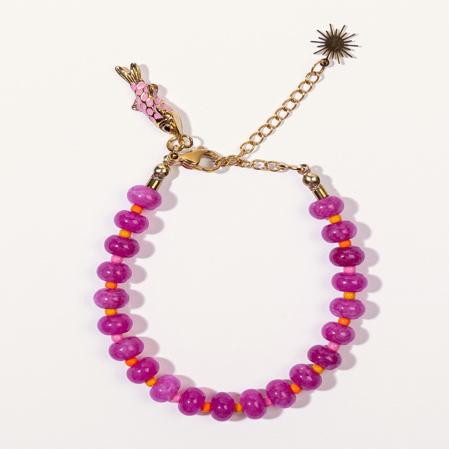 Pink catch bracelet