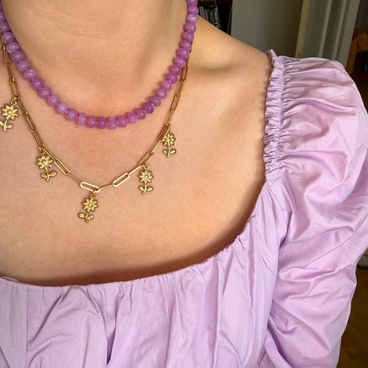 Jardin necklace gold