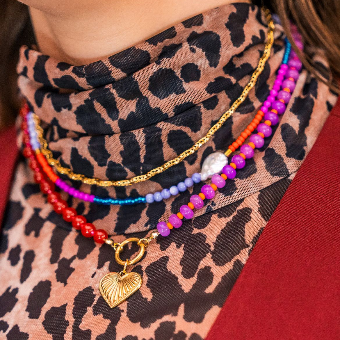 Rio ketting blauw