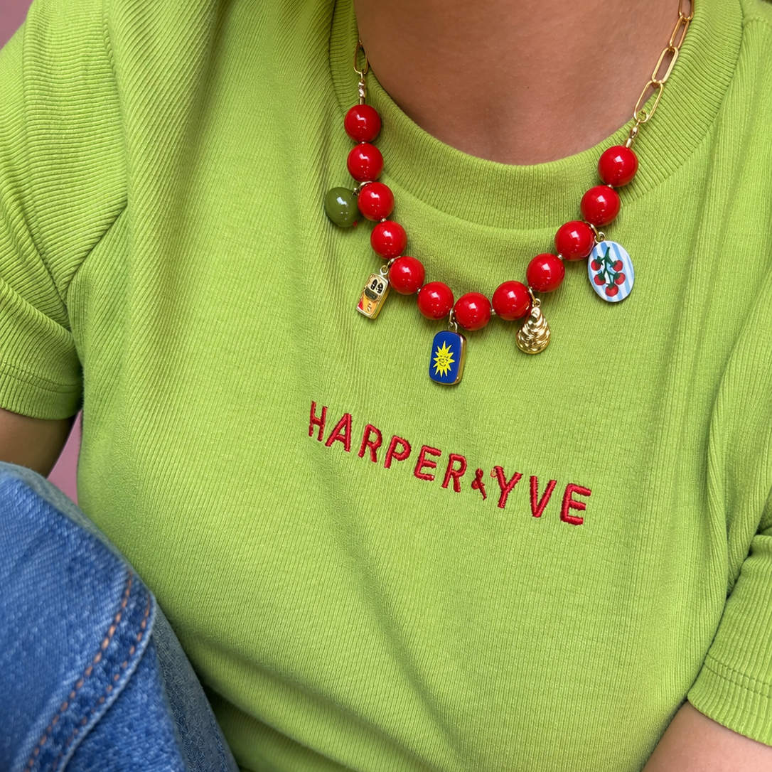 Ruby pop necklace
