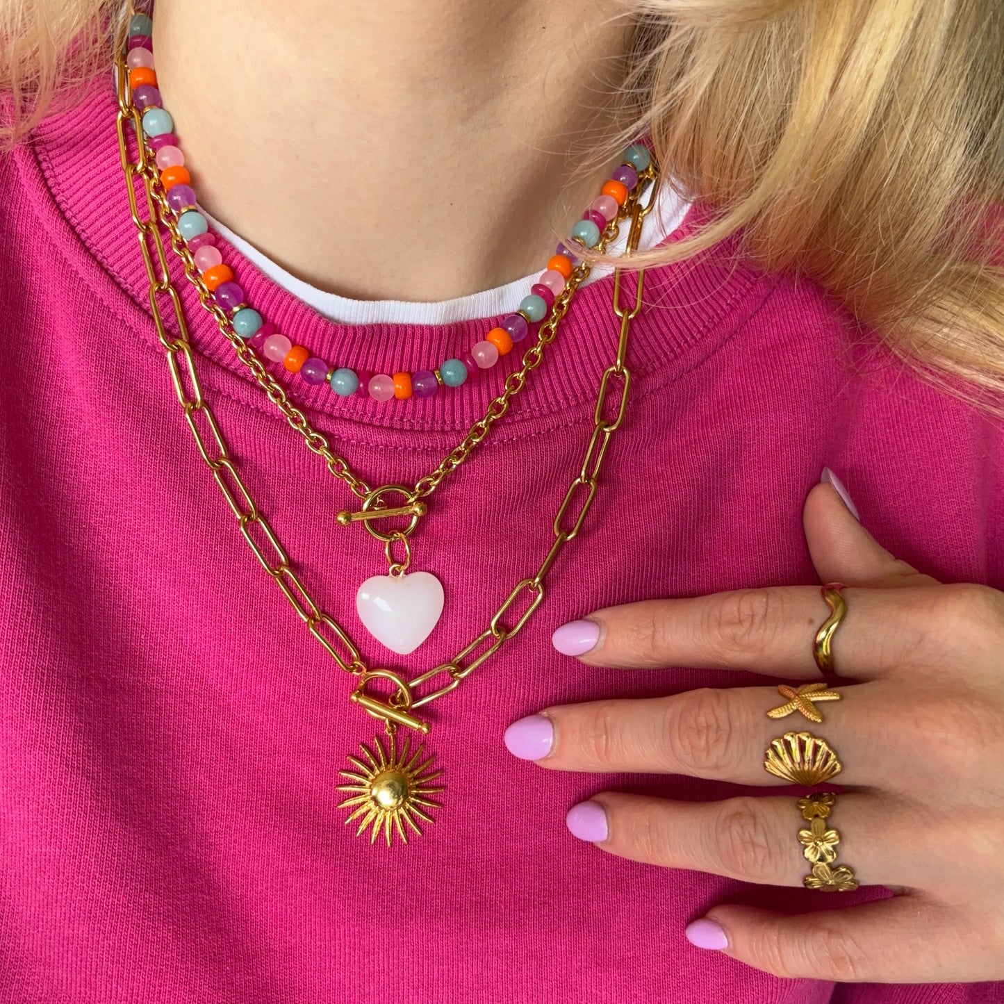 Bloom ring gold