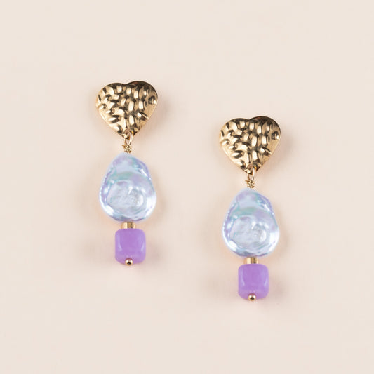 Josi earrings lilac