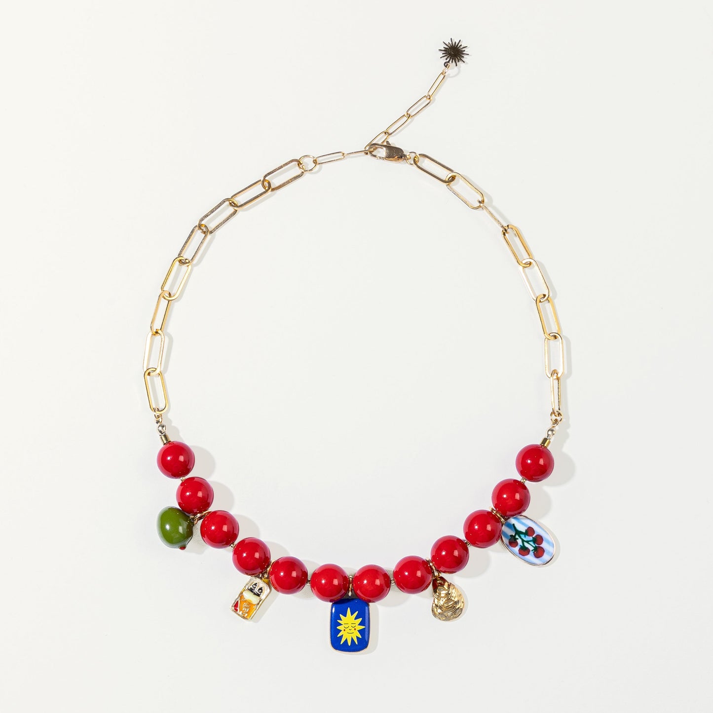 Ruby pop necklace
