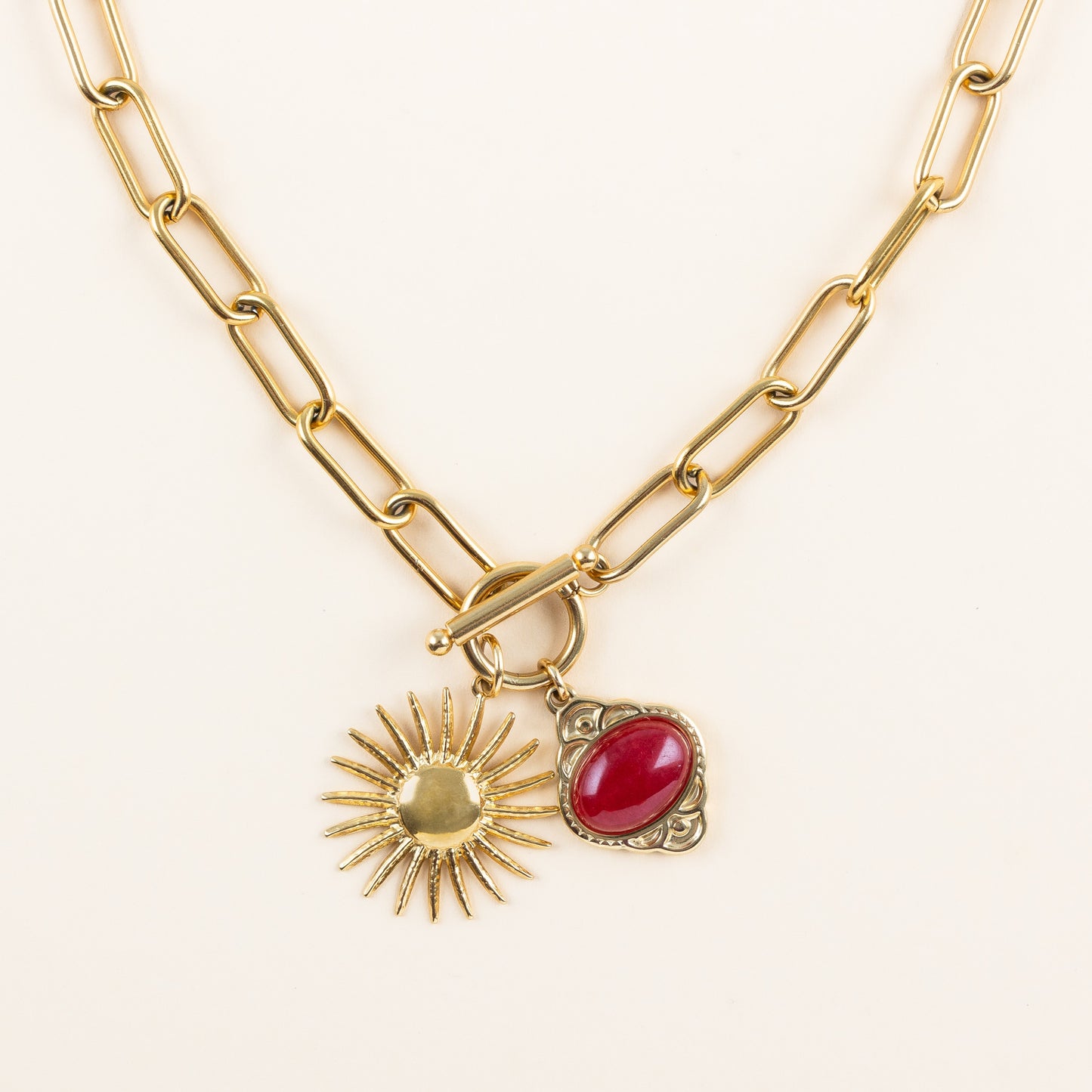Skylar ketting rood