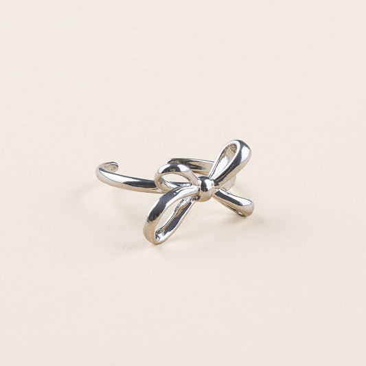 Bowie ring zilver