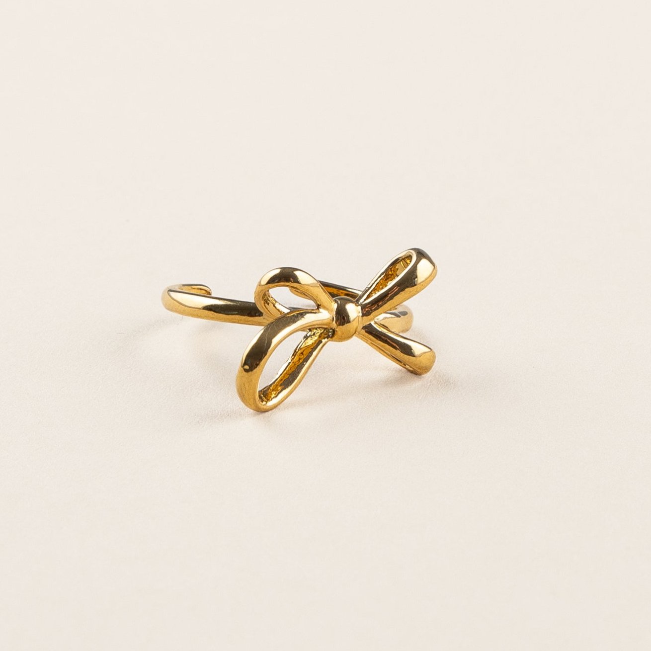 Bowie ring goud